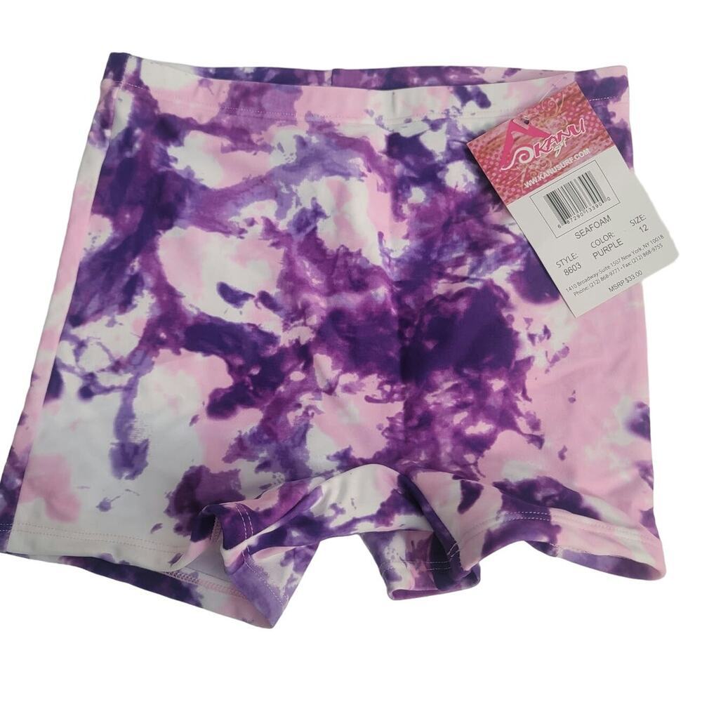 Kanu Surf Girls' Swimming Bottom Purple UPF 50+ Size 12